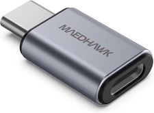 MaedHawk Bypass 2.0 CarPlay Headset Adapter USB-C Grey