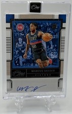 Marcus Sasser 2023-24 Panini One And One RC On-Card Auto Encased /99! Pistons