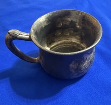 VTG Infant Baby Drinking Cup Silver Plate