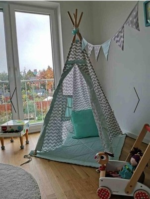 Mayabel Tipi Spielzelt Mint - Top Zustand