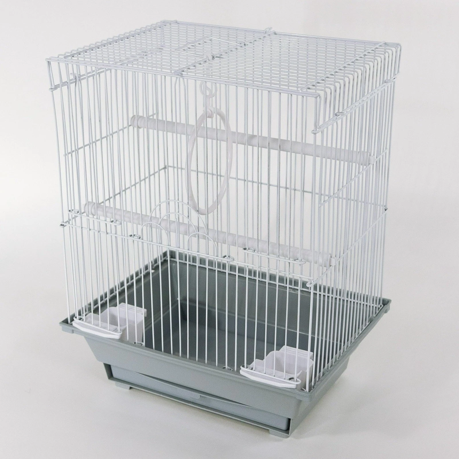 Pet Champion 15” Bird Cage Wire Habitat – Small Pet Parakeet Finch Cage