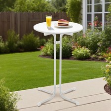 Klapptisch Stehtisch Ø60cm Bistrotisch Partytisch Gastro Garten Tisch klappbar