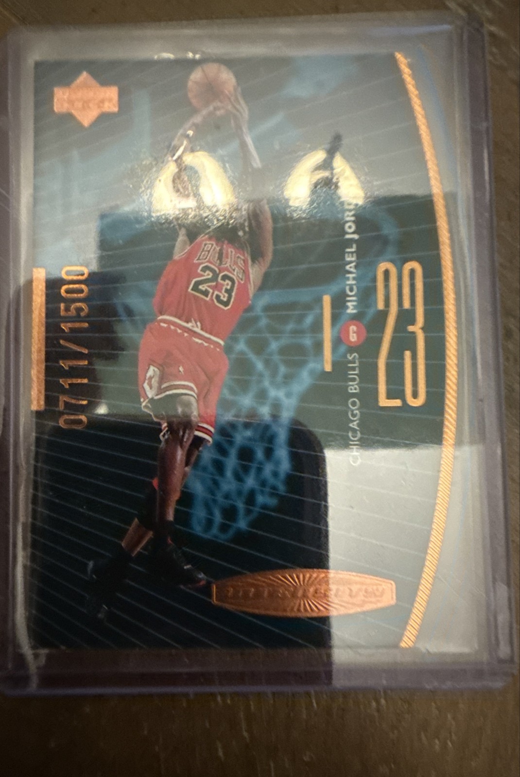 1998-99 Upper Deck - Intensity Michael Jordan #I1 Bronze Quantum Die-Cut /1500