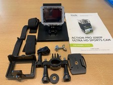 ITEK GO PRO CAMERA WITH ACCESSORIES