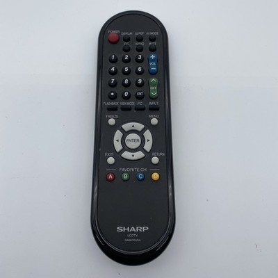 Sharp LCD TV GA667WJSA Remote Control RRMCGA667WJSA LC32D44U LC32D47U