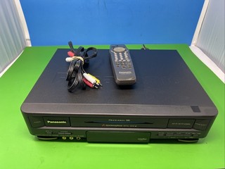 Panasonic PV 4462 VCR Blue Line Omnivision Lettore VHS a 4 teste con telecomando testato