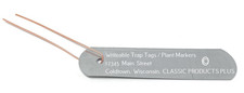 Zinc Trap Tags Trapping SuppliesID Garden Plants Trees Trot Lines Write On Tags 