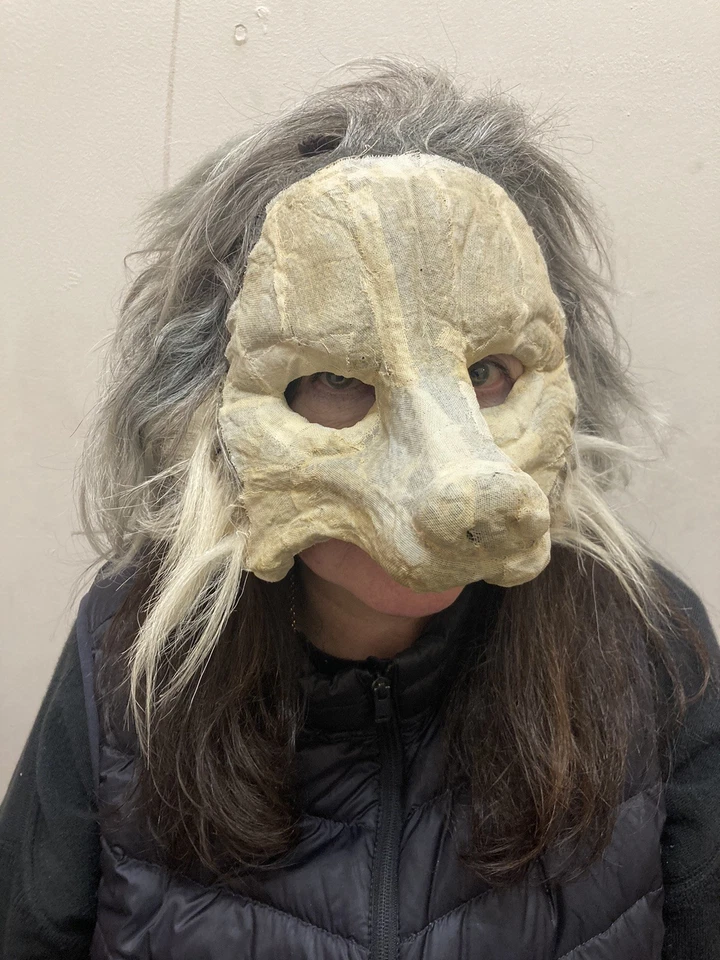 professionally made zombie werewolf Halloween head mask headdress - Image 2 of 4