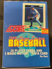 1989 SCORE BASEBALL WAX 36 PACKS POSSIBLE INDIVIDUALLY IN PLASTIC NO WAX STAIN