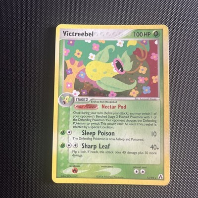 Pokemon Karte Victreebel Holo Rare 13/92 EX Legend Maker MP