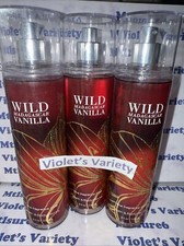3 Bath Body Works ORIGINAL Wild Madagascar Vanilla Mist Spray 8 oz Each NEW