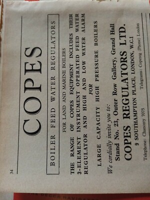 Da12a Ephemera Technik Werbung 1959 Kopen Regulatoren Ltd 
