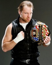 DEAN AMBROSE WITH BELT 8X10 PHOTO WRESTLING PICTURE WWE
