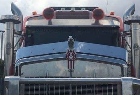Stainless Wrap Around Bug Deflector to suit Kenworth T659 - Picture 1 of 2