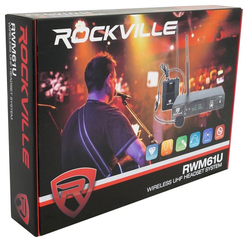 Rockville RPG15 15" Professional Powered 1,000 Watt 2-Way PA Speaker+Headset Mic - Picture 12 of 12