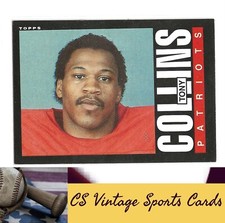 1985 Topps #322 Tony Collins