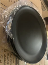 Room Essentials Plastic Dinner Dish Plate 10.5 inch - Black, Set Of 6