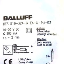 BALLUFF BES 516-324-G-E4-C-PU-03 BES00NZ Inductive Standard Sensors PNP New