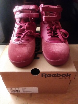 Reebok Classics Hi Velvet2 JUNIOR Sz 5.5