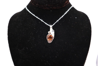 Navajo Sterling Silver Tiger's Eye Pendant