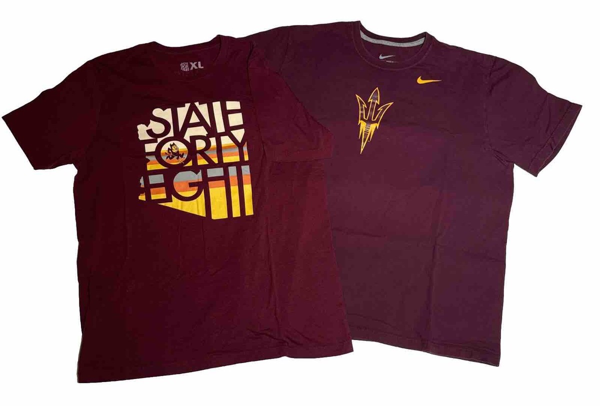 Arizona State Unniversity Shirts lot of 2 / sz XL & 2X | eBay