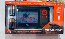 Wildgame Innovations Trail Pad Swipe Hand Held SD Card Viewer 4.3inch 1080p NEW