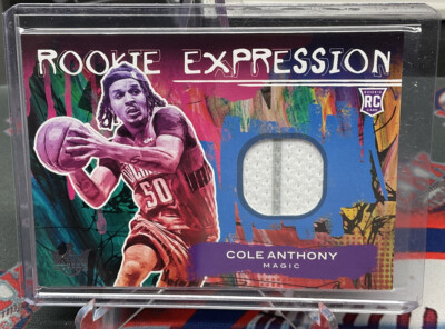 2020-21 Panini Court Kings Cole Anthony Rookie Expression Jersey 