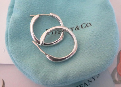 Square Cushion Pierced Hoop Earrings | eBay