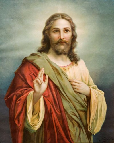 Catholic print picture-  CHRIST 35  -   8" x 10" ready to be framed - Picture 1 of 5