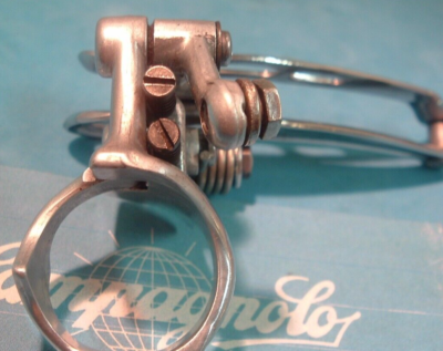 Campagnolo Nuovo Record #1052/1 28.6MM Road Front Derailleur -Flat Cage- GC Plus