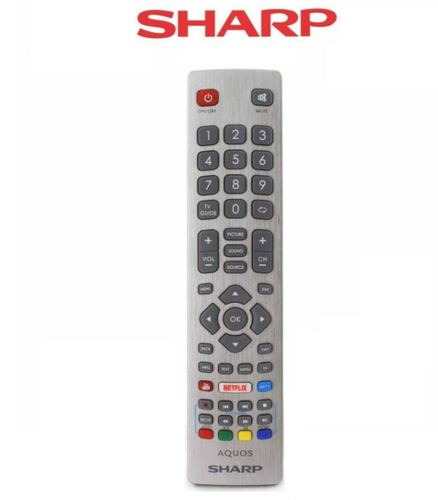 Remote Control for Sharp Aquos 4K HD Smart TV LC-49CFG6001E