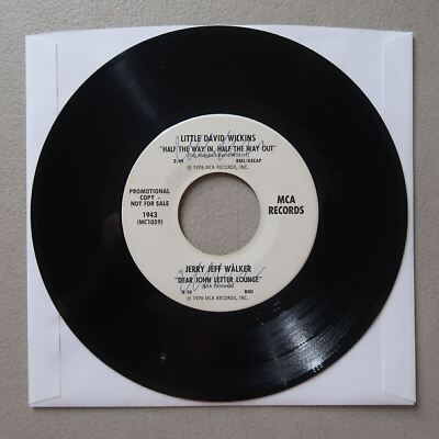 KENNY STARR, MEL TILLIS VICTIMS, GATOR BAR, DEAR JOHN VINYL 45 MCA VG 11-28