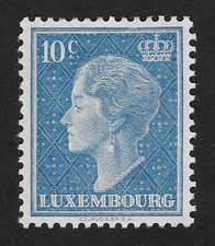 LUXEMBOURG , 1948-51 Grand Duchess Charlotte 10c MH (BX6)