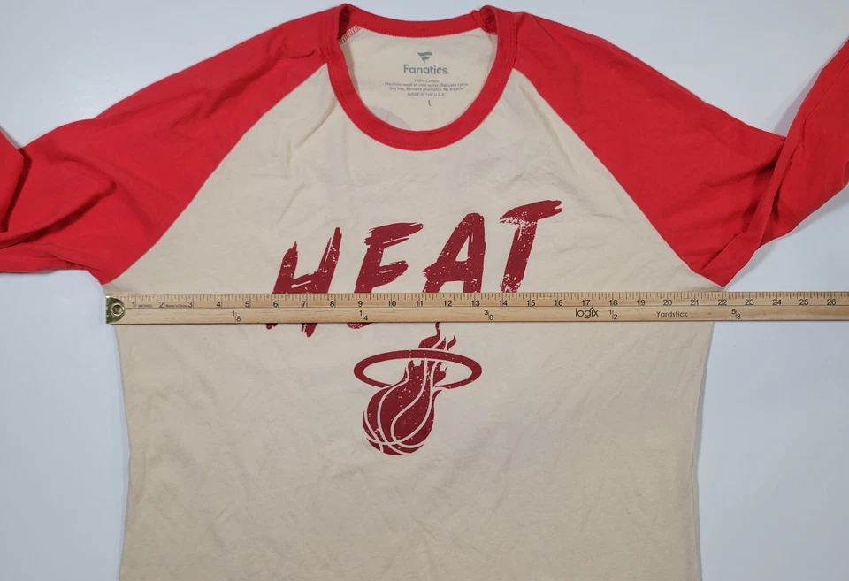 Camiseta Jimmy Butler Mujer Grande Miami Heat Manga 3/4 Fanáticos Foto 3 de 4