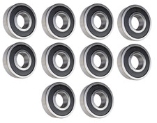 (10 Pack) 6305-2RS, 6305LLU, 305PP Sealed Radial Ball Bearing 25X62X17 SpinCo