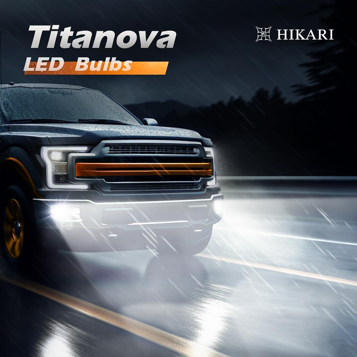 HIKARI 2023 Future H1 LED Fog Light Bulbs 65W 30000LM 6000K White