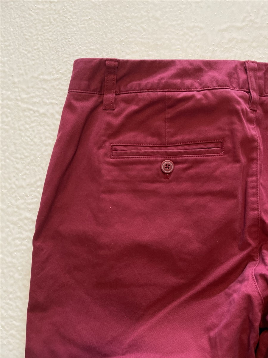 NEW Bonobos 30 x 30 Red Flex Cotton Twill Slim Fit Stretch