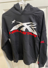Hellstar Black Logo Hoodie Large **New With T...