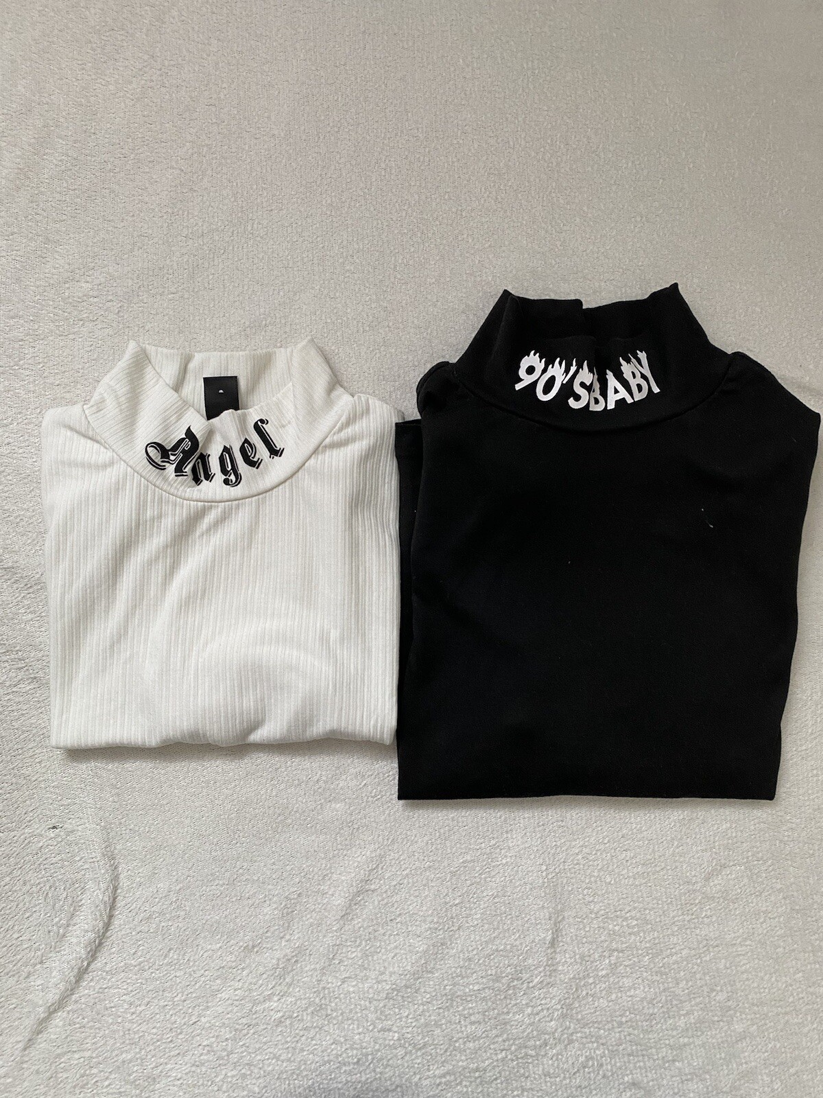 Juego de 3 Tops Cuello Turtel Mujer, Manga Larga y Corta