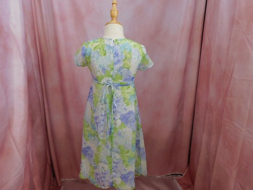 Hartstrings Girls Floral Dress Size 4 Vintage Southern Prep Style - Picture 4 of 8