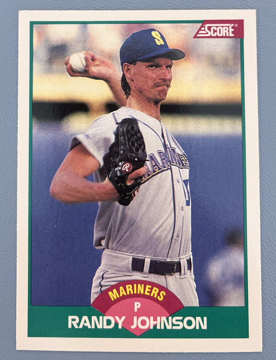 1989 Score Traded Randy Johnson #77T RC HOF Seattle Mariners