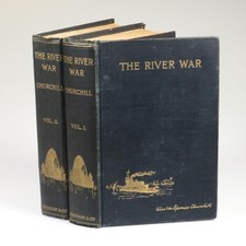 Winston Churchill - The River War, British second printing set, Longmans, 1900