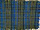 Lot Of 9 Placemats Hand Spun, Hand Woven Green Plaid — photo 5