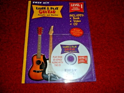 ERSTER AKT LERNEN & SPIELEN GITARRE AKUSTISCH UND ELEKTRISCH, LEVEL 1, JUNGER ANFÄNGER. 2000