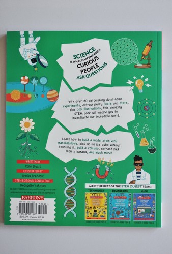 STEM Quest - Science: Astonishing Atoms and Matter Mayhem by Colin Stuart - NEW - Imagen 2 de 3