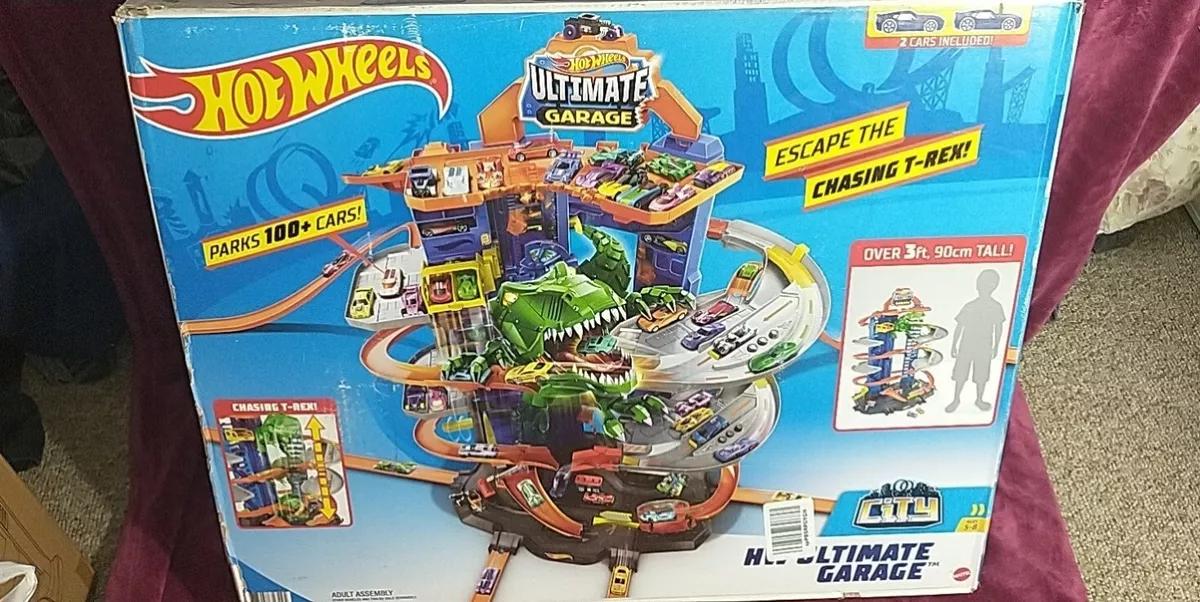 Tchoupinou Article BéBé et Jouets - Hot Wheels City Garage Ultime, coffret  de jeu pour petites voitures avec circuit et pistes, Jouet pour enfant,  FTB69 L'ensemble Garage Ultime de Hot Wheels offre