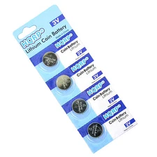 4-Pack HQRP Coin Battery for Garmin Vivofit Fitness Band 010-01225-08