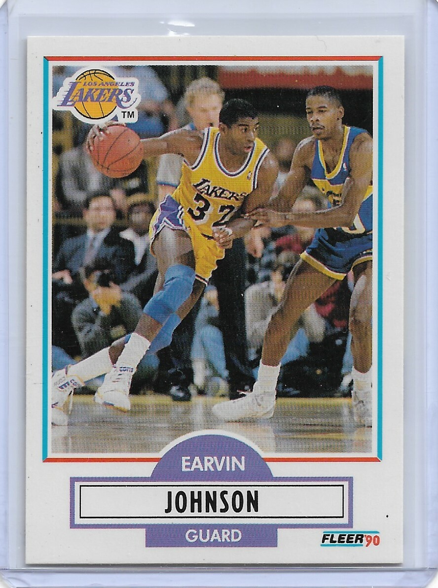1990 FLEER EARVIN JOHNSON JR. BASKETBALL CARD # 93 | eBay