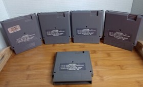 Lot Of (5) NES Cartridges - Cobra Triangle, Solomon's Key, Super Jeopardy 🔥Auth