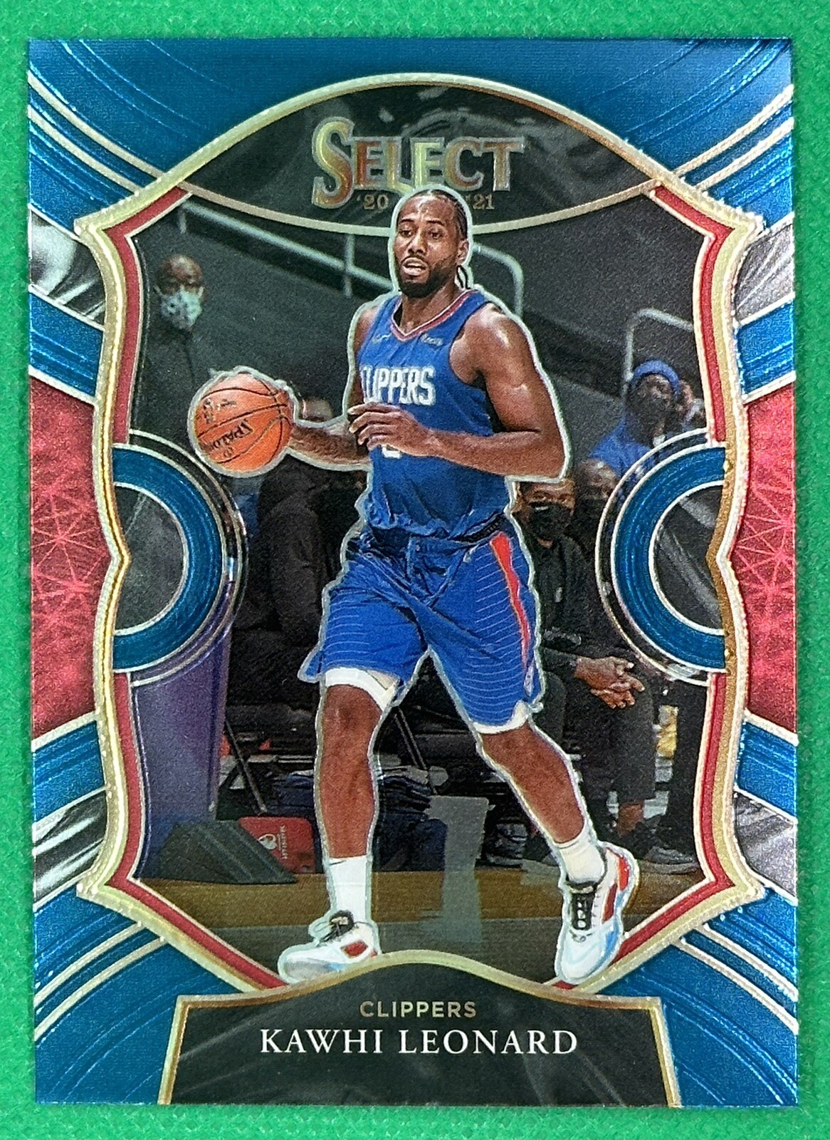 2020-21 Panini Select - Blue #37 KAWHI LEONARD Los Angeles Clippers NICE !!!